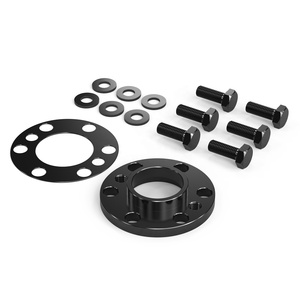 Bevinsee LS Short Crankshaft Flange Gasket Crank Flexplate Spacer with Bolts for GM LS 5.3L 5.7L 6.0L 6.2L to SBC <strong>Trans</strong> 12563532 - Product Image 3