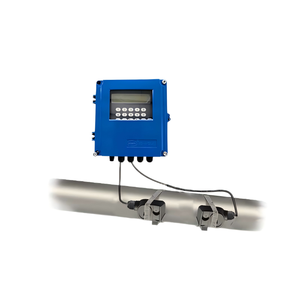 Caudalímetro ultrasónico en inglés, italiano, opcional, sensor de abrazadera externa, sensor de alta temperatura, sensor de segmento de tubería