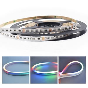 Гибкие программируемые светодиодные полосы IP67 водонепроницаемые SMD2835 RGB WS2812B светодиодные полосы света 24 В 120 светодиодов RGB пользовательские полосы света - Product Image 2