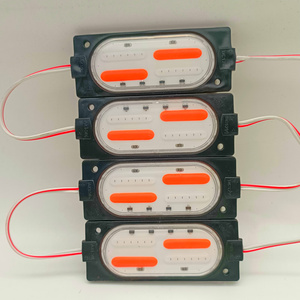 12V 24VサイドライトLEDモジュール赤と青ストロボ点滅トラック車オートバイ警告装飾LEDライト - Product Image 3