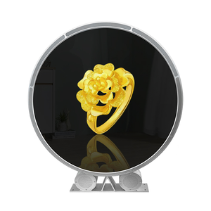 3DホログラフィックLEDファンホログラム回転広告ディスプレイリモコン付きAPPコントロールエレベーターイメージング投影ランプ - Product Image 1