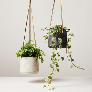 植木鉢北欧スタイル人工吊り植物中庭スタイリッシュなデザインフローティング吊りプランター - Product Image 1