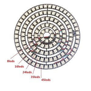 DIYmall 8/16/24/35/45/128bit WS2812B 5050 Pixel LED Circle Ring Full Color indirizzabile RGB LED Module per Arduino Raspberry Pi