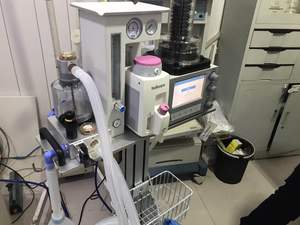 Máquina de anestesia veterinaria médica para mascotas con mango portátil Sistema DE SEGURIDAD DE fácil operación uso animal con CE - Product Image 4