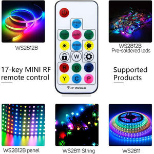 Мини диммер CCT RGB RGBW пиксельный светодиод DC5V ~ 24V Мини RF пульт дистанционного управления для светодиодных ламп - Product Image 5