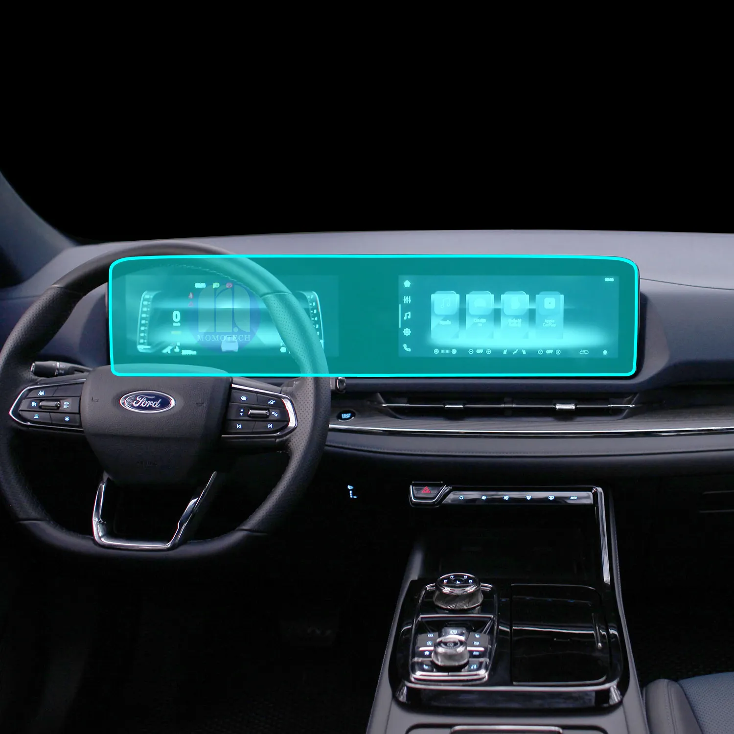 Film pelindung layar sentuh mobil ford territory 2023, pelindung layar kaca tempered, kaca layar multimedia dasbor mobil