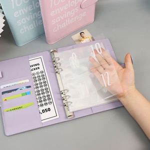 Thay Thế 25 Tờ 100 Phong Bì Tiền Tiết Kiệm Thách Thức A5 Vòng Chất Kết Dính Chèn <span class=keywords><strong>Pre</strong></span>-Dán Nhãn 1-100 Tiền Túi Cho Tiền Mặt - Product Image 6
