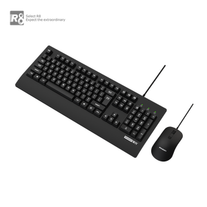 OEM-teclado y ratón estándar de oficina, USB con cable 2 en 1, fábrica 2023 - Product Image 4