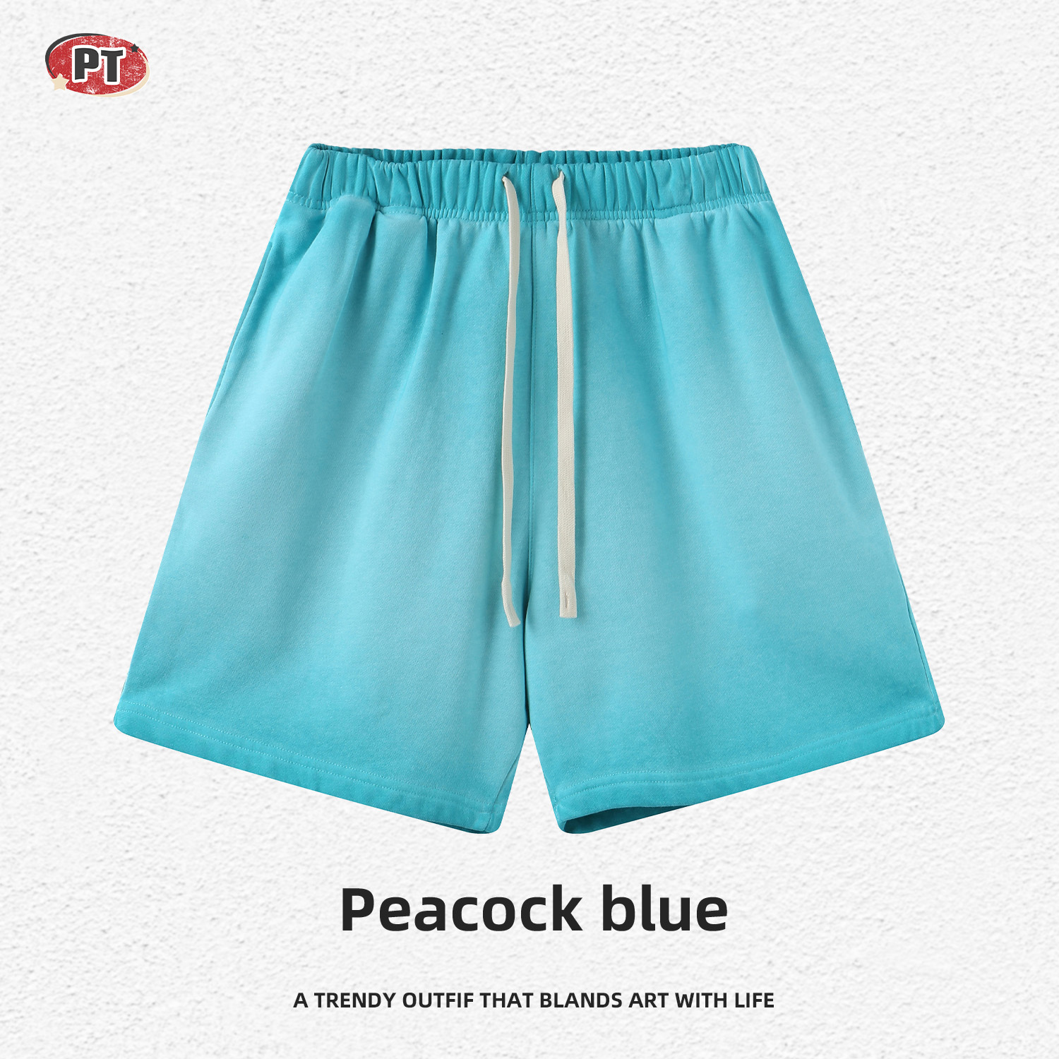 Peacock blue