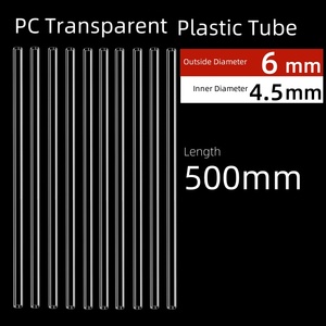 <span class=keywords><strong>6mm</strong></span>直径0.75mm厚さ工場価格透明硬質プラスチックPC透明丸管カスタマイズプラスチックパイプ