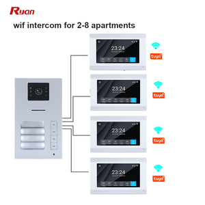7 Inch Wired Wifi 3 Apartment/Family Video Door Phone <strong>Intercom</strong> <strong>System</strong> 1000TVL <strong>Camera</strong> Doorbell <strong>Camera</strong> with 12 Button 10 <strong>Monitors</strong> - Product Image 4