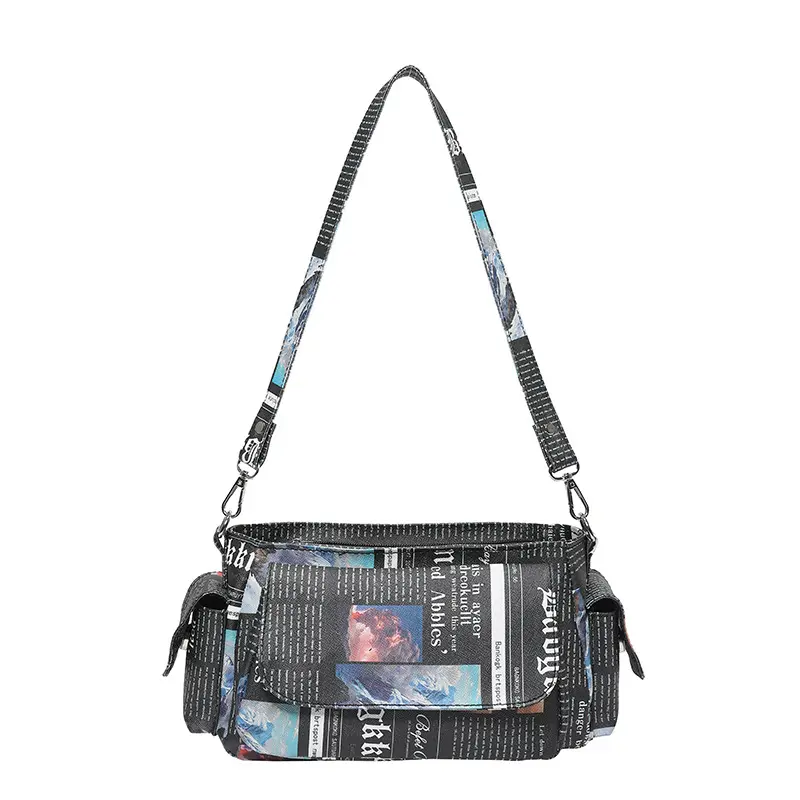 Factory Wholesale Newspaper bag Handbags Fashion Design Purses 2024 Lady Shoulder Bags For Ladies
