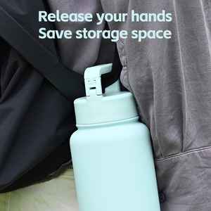 Bình nước thể thao giữ nhiệt chân không hai lớp thép không gỉ 32oz OEM, nắp không chứa BPA, hiệu suất giữ nhiệt cho đồ uống lạnh - Product Image 4