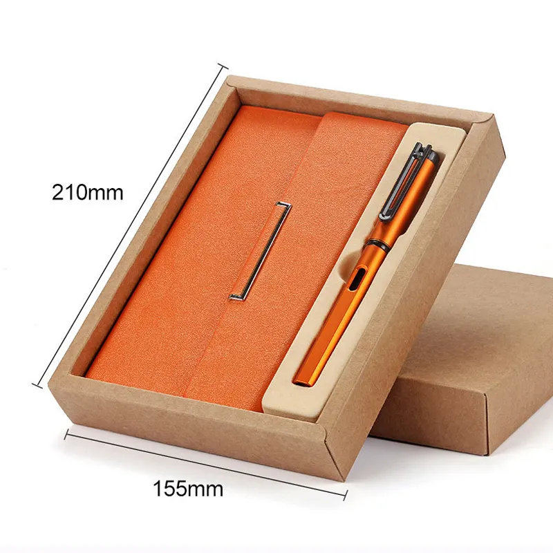 custom ballpoint pen 2024 factory direct wholesale High quality PU leather composition notebook set with pen vintage magnetic buckle notebook gift set new product gift ideas