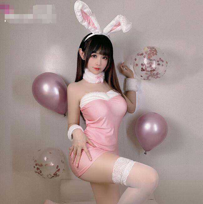 Pink with stocking