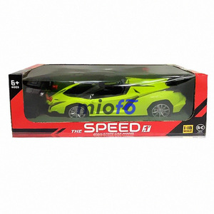 Telecomando per auto 1:18 luce colorata da corsa 4 canali Radio controllo auto giocattoli da corsa RC giocattolo auto - Product Image 6