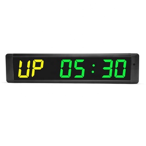 LED digitale grande intervallo programmabile palestra Timer orologio da parete conto alla rovescia gara boxe Timer - Product Image 2