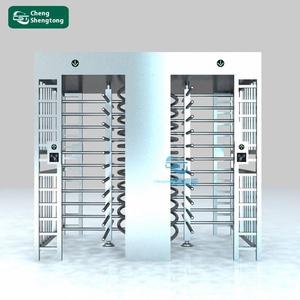Tornelli ad alto interruttore con doppio produttore di porte riconoscimento del volto e sistema di controllo di accesso delle carte per l'area panoramica del parco - Product Image 1