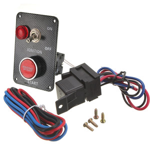 Pannello interruttore accensione auto da corsa pulsante avviamento avviamento motore LED attiva/disattiva - Product Image 2