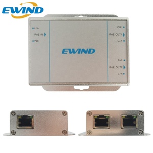 Extensor POE de doble puerto, 10/100M, con entrada/salida estándar IEEE 802.3af para cámara IP, extiende la transmisión, 100m - Product Image 2