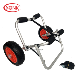 Cho <span class=keywords><strong>Amazon</strong></span> bán nhôm phổ Kayak tàu sân bay gấp Kayak giỏ hàng Kayak xe đẩy mang Kayak xuồng mái chèo cho 1 năm - Product Image 1