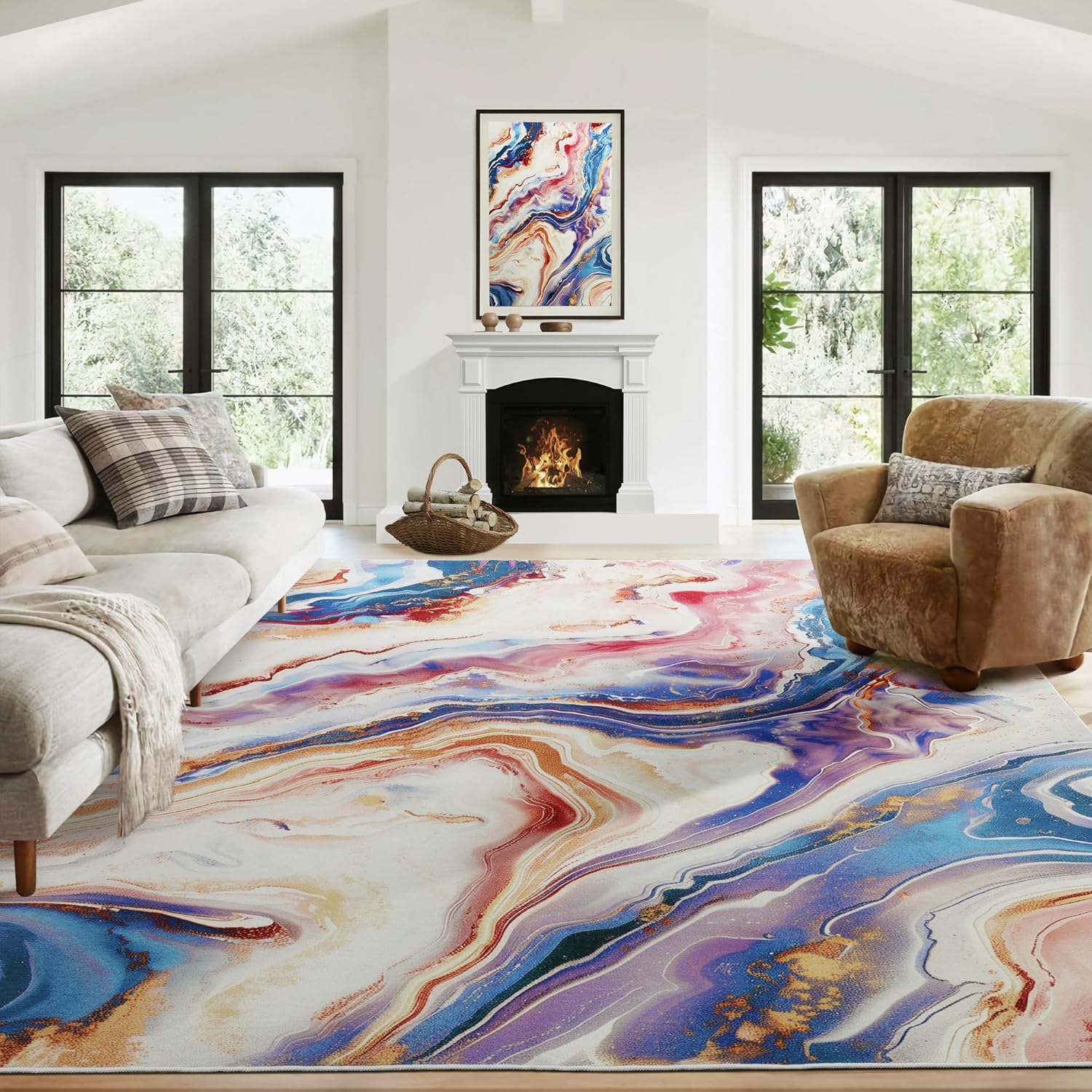 Watercolor Splash Marble