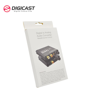 DAC <strong>Converter</strong> Volume and Bass Controls Optical Coaxial <strong>Digital</strong> to <strong>Analog</strong> Audio <strong>Converter</strong>