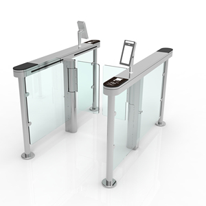 מערכת בקרת גישה באיכות גבוהה יוקרה מהירות שער סוהר עבור 2 להולכי רגל עם rfid ic qr קוד פנים - Product Image 3