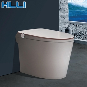 HLLI Smart <strong>Toilet</strong> <strong>Best</strong> Quality Elongated Design for Home Hotel Restaurant Floor Mounted with Advanced Remote Control Function - Product Image 2