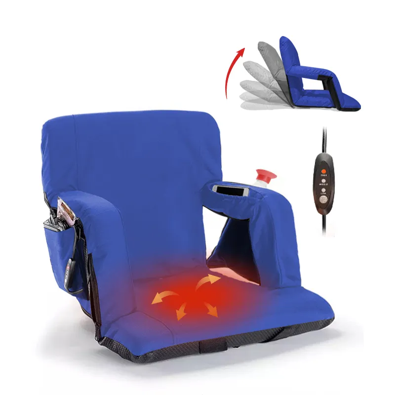 Factory Direct Selling High Quality Foldable Portable Folding Heated Stadium Seats Heated Chairs
