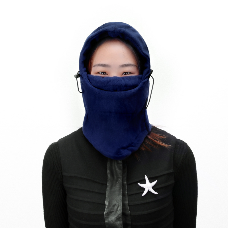 Bleu marine avec doublure polaire (polaire blanche).