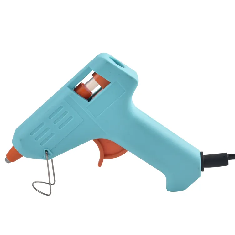 Pistolet à colle thermofusible 10W, avec 2 pièces de bâtons à colle pour l'école, le bricolage à domicile