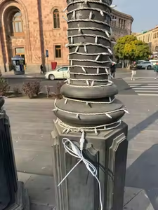 25 50 70 عد ديكورات الحفلات الخارجية <span class=keywords><strong>LED</strong></span> صغيرة للكريسماس 5 * سلسلة بزاوية واسعة مخروطية 5 * أضواء وميض - Product Image 4