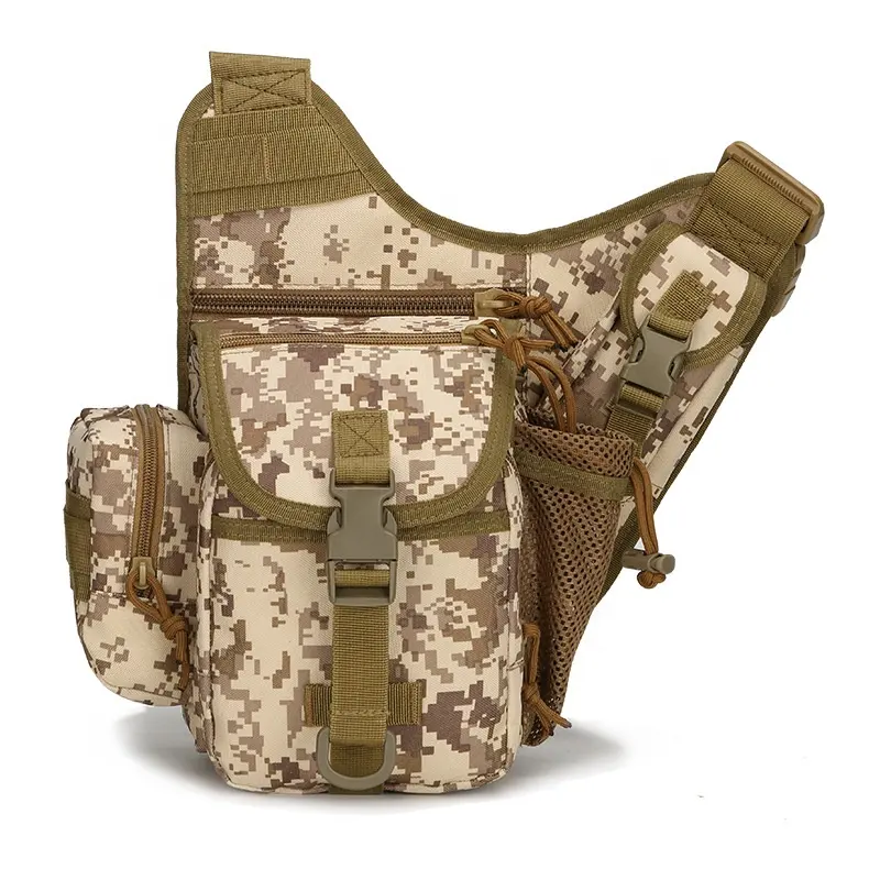 AJOTEQPT High Quality Tactical Hiking Saddle Bag 600D Oxford Saddle Sling Bag
