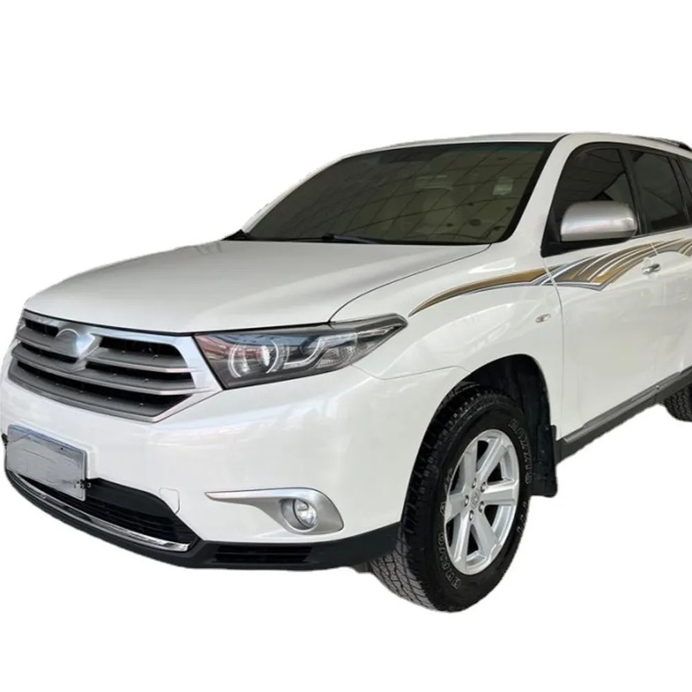 Toyotaa Highlander-venta al por mayor, 2014 2.7L 2WD 5 asientos, edición de oro púrpura, coche de boutique de alta calidad barato