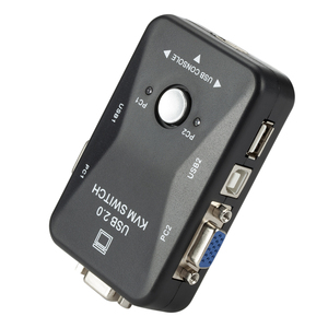 USB 2.0 KVM Switch 1920*1080 VGA SVGA Switch Splitter Box 2 Port für Tastatur Maus Monitor Computer