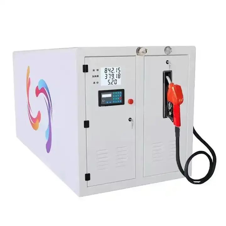 Mini équipement de pompe de conteneur d'essence de gaz station de carburant conteneur station de carburant équipement de service de station de remplissage d'essence