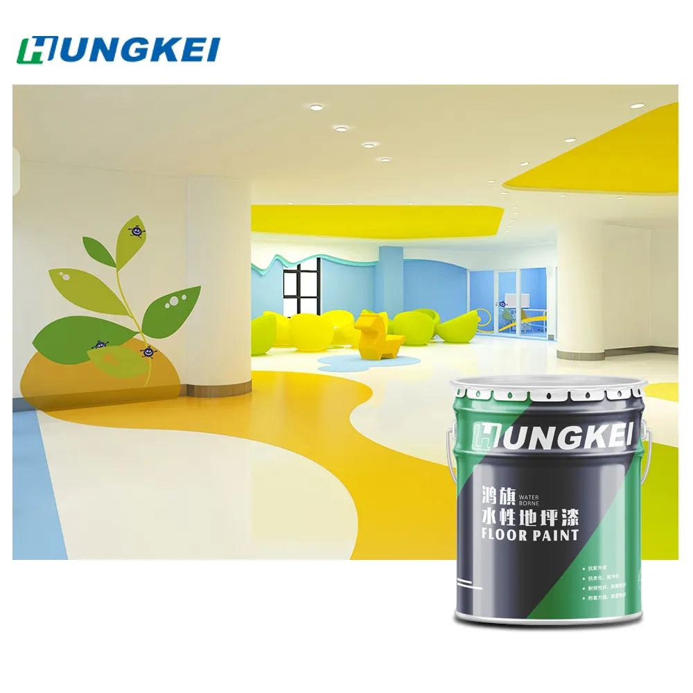 Tự san lấp mặt bằng hiệu suất cao 2 phần sơn epoxy sàn sơn cho nhà để xe nhà kho nhà máy sàn