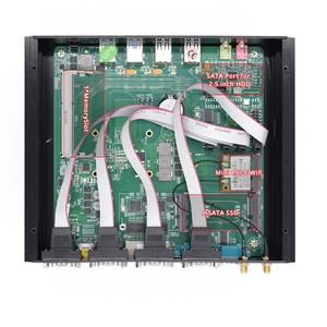 Stock Embedded Intel i7 Desktop System Unit Mimi Wall Mount Fanless Industrial <strong>Computer</strong> Mini PC with Competitive Price