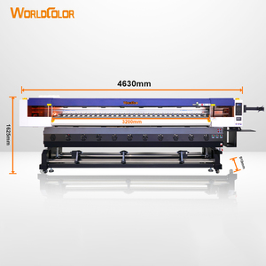 3.2m Wide Format <strong>Printer</strong> with 4 I3200 Heads high speed Inkjet <strong>Printers</strong> for wallpaper tarpaulin Printing Machine - Product Image 3