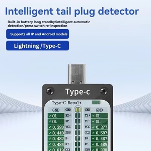 V68 Usb ricarica gamma completa di spina di coda automatica di tipo Android-C/per dispositivo di interfaccia Apple strumento di rilevamento della spina di coda