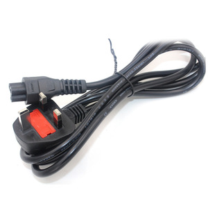 14 16 18AWG 1M 1.2M 1.8M 2M 5M C5 C7 C13 İngiltere 3 Pin prong AC güç kablosu PVC madencilik için - Product Image 2