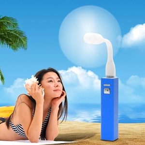 カラフルで柔軟なミニUSB電気冷却ファンコンピューター用USBミニファンAC充電器家庭用ポータブルハンドファン - Product Image 3