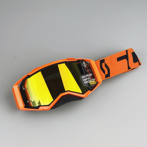 แว่นตากันฝ้าพีซีแบบเต็มกรอบแว่นตาเล่นสกีสำหรับขับขี่รถจักรยานยนต์แว่นตากีฬากันลมและกันฝุ่นกันลมปรับแต่งได้ - Product Image 6