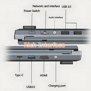 Computadora portátil Win 11 con pantalla dual de 15,6 pulgadas, disco duro SSD de 512GB con pantalla táctil de 8 núcleos y 12 hilos para oficina Intel - Product Image 4