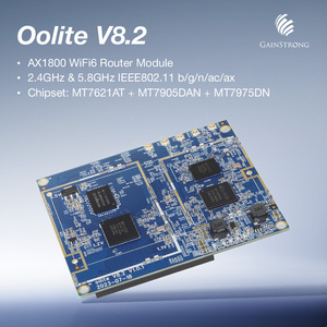 Modulo WiFi6 AX1800 ad alte prestazioni per rete IoT, MT7621A CPU, Dual-Band, OpenWrt/Linux SDK, Gigabit Ethernet