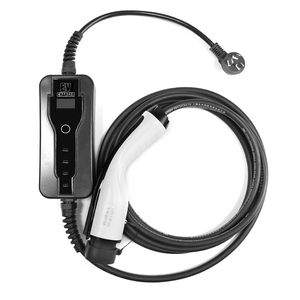 Wifi fonksiyonu ayarlanabilir akım 32A seviye 2 EV araba şarjı GBT VW ID4 için taşınabilir elektrikli araç şarjı şarj - Product Image 4