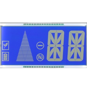 Pannello Display di controllo cina fabbrica produzione 16 segmento Lcd monocromatico trasparente STN blu pannello LCD pannello Display ascensore - Product Image 1