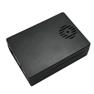 Logo Print Support! Aluminum Alloy <strong>Case</strong> for <strong>Raspberry</strong> <strong>Pi</strong> 5 Enclosure - Product Image 1