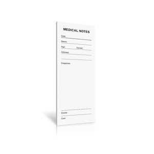 Limited Time Special Offer Business Solid Color Thickened Medical Note Book Record Portable Handbook Medical Note Book - Product Image 1